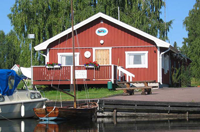 kartblid som visar hamnen